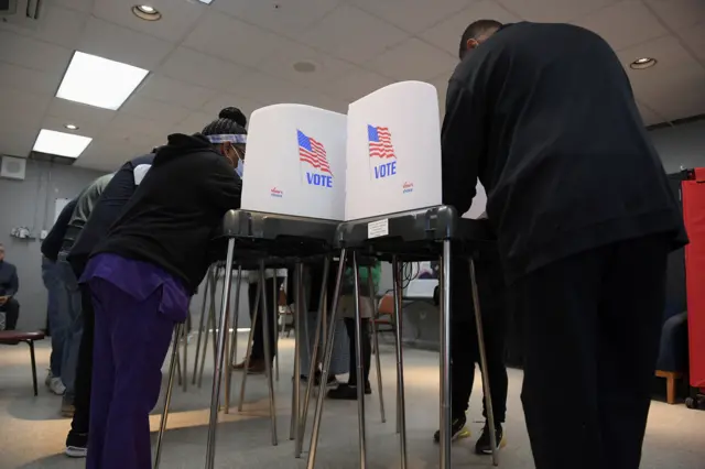 Americans vote in Maryland