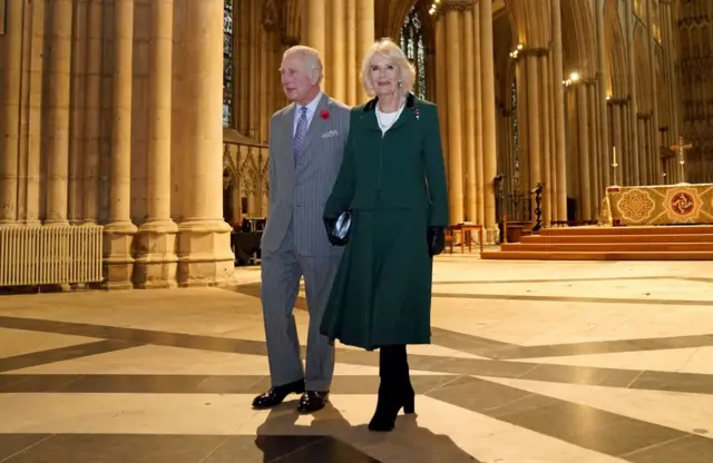 King Charles III and Camilla, Queen Consort at York Minster