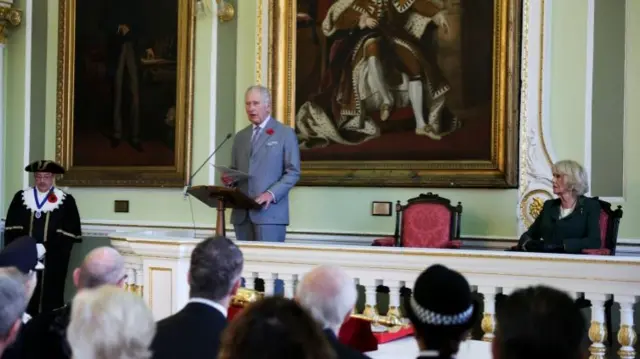 King Charles at Mansion house, Doncaster