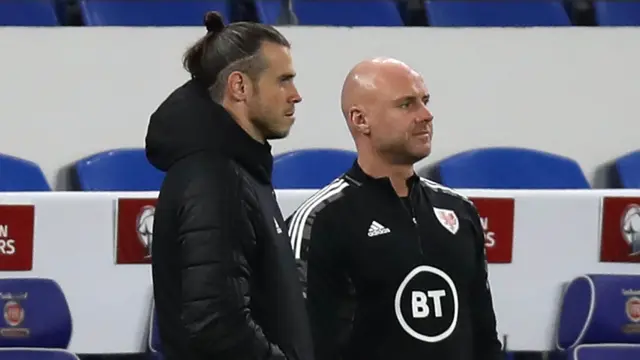 Gareth Bale and Rob Page