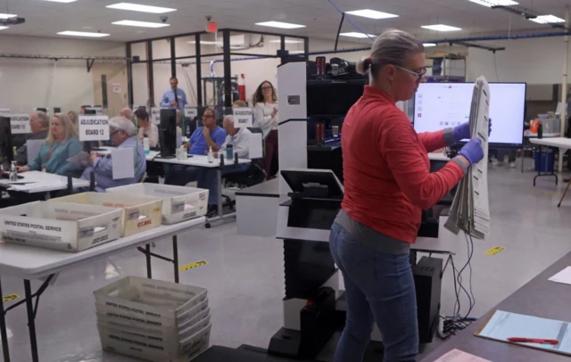 Votes being counted in Maricopa County