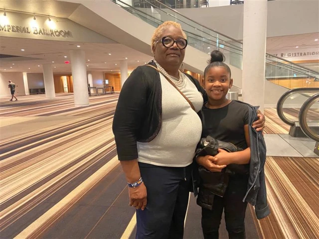 Jeannette Scott photographed with her granddaughter, Sophia.