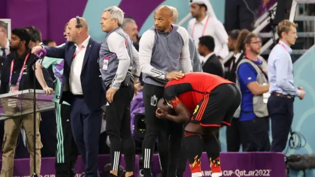 Lukaku in tears