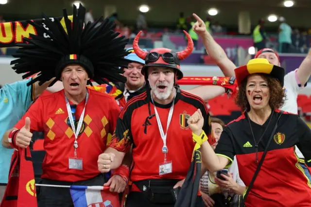 Belgium fans