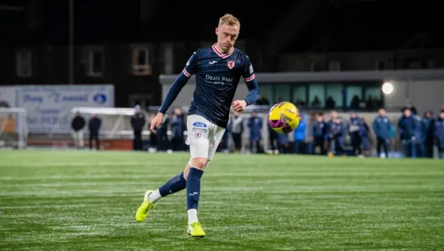 Raith Rovers' Ross Millen scores from the penalty spt