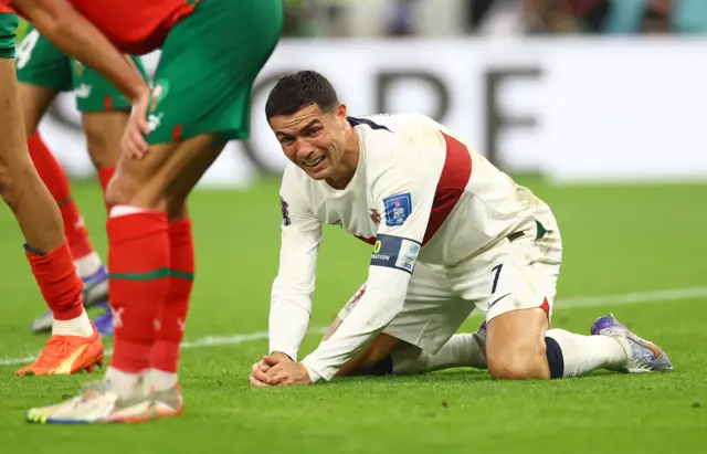 Ronaldo crying