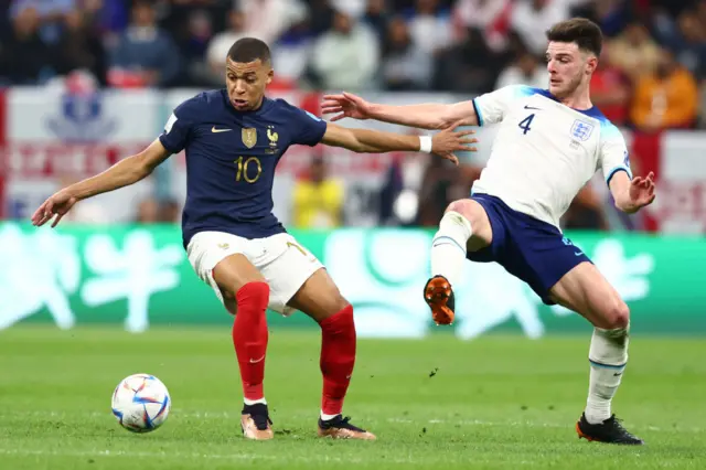 kylian mbappe  declan rice