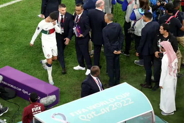 Ronaldo crying