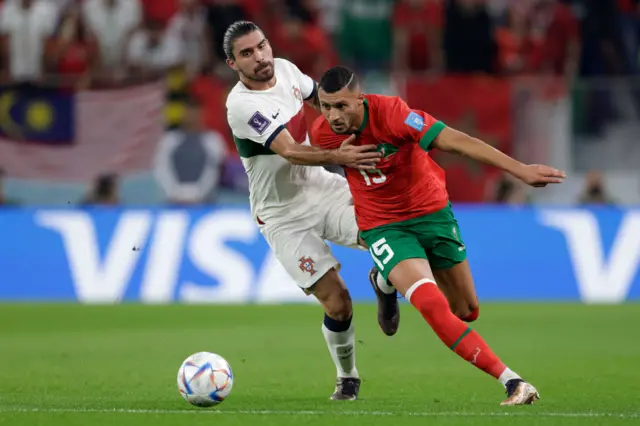 Ruben Neves of Portugal, Selim Amallah of Morocco