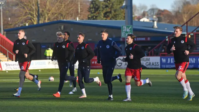 Stevenage warm up