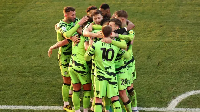 Forest Green celebrate