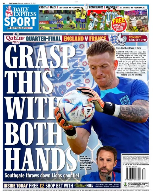 Grasp this with both hands: Daily Express