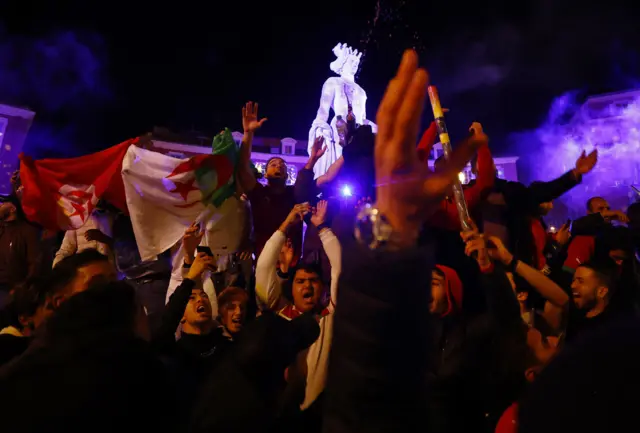 Morocco fans in France