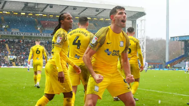 Preston celebrate victory