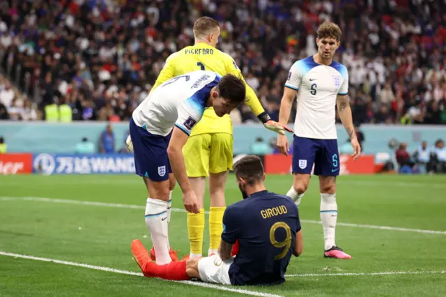 Olivier Giroud and harry maguire