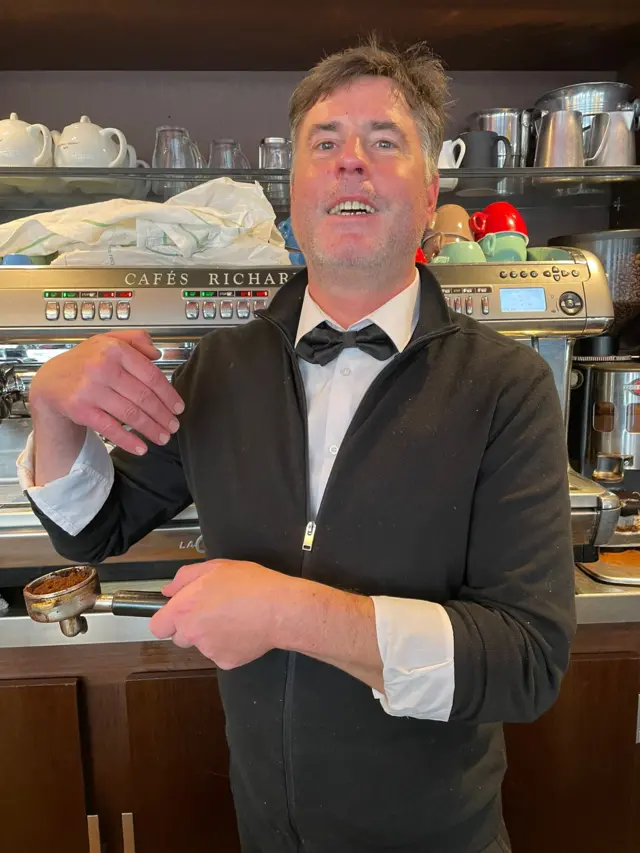 Jean-Benoit, a waiter in Paris