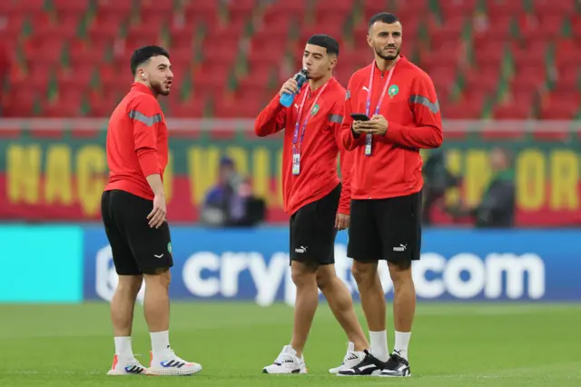 Morocco players