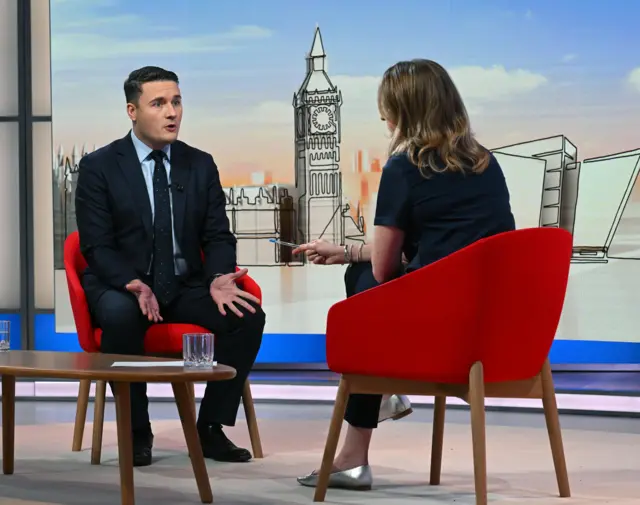 Wes Streeting and Laura Kuenssberg