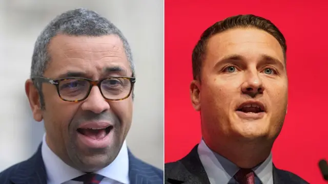 James Cleverly and Wes Streeting