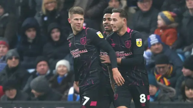 Burnley celebrate