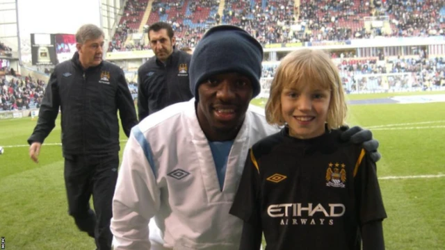 Esme Morgan with Shaun Wright Phillips