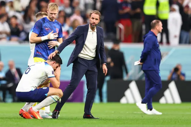 Harry Magurie and Gareth Southgate