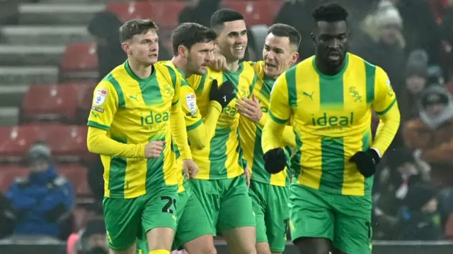 West Brom celebrate