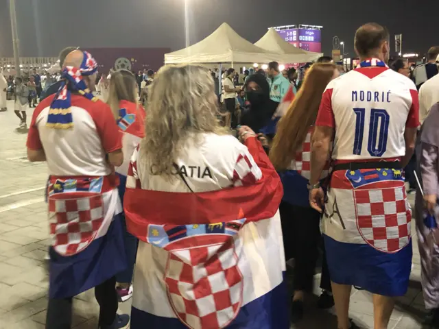 Croatia fans