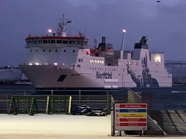 15 crews arrived in Lerwick via the ferry