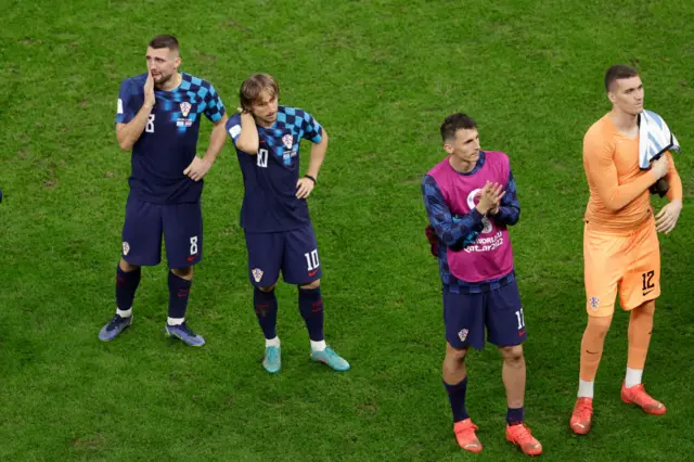 Croatia dejected