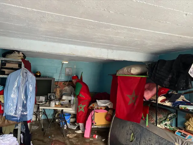 Morocco fans in Casablanca