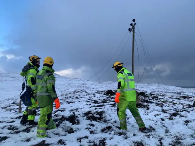 125 engineers have been sent to Shetland