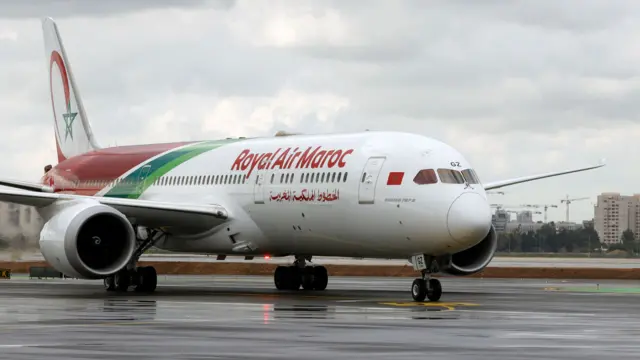 A Royal Air Maroc plane