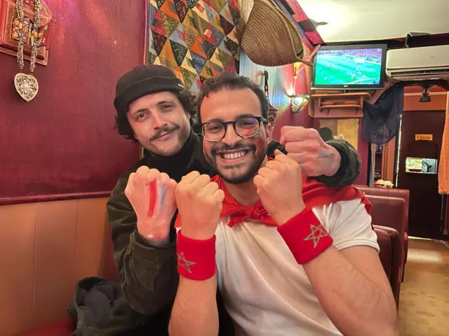 Morocco fan in Paris