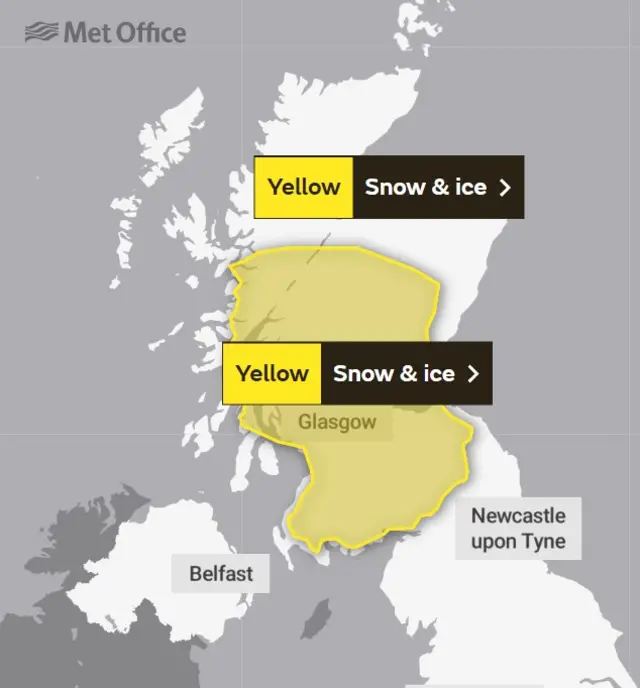 Met Office warning