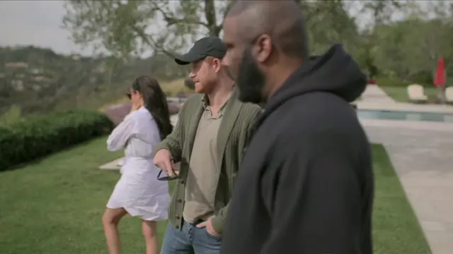 Harry and Meghan at Tyler Perry's house in episode 6