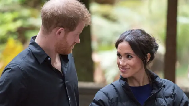 Harry and Meghan in Australia in 2018