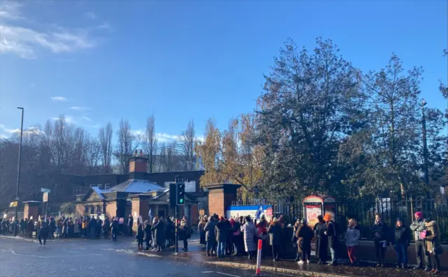 Newcastle picket line