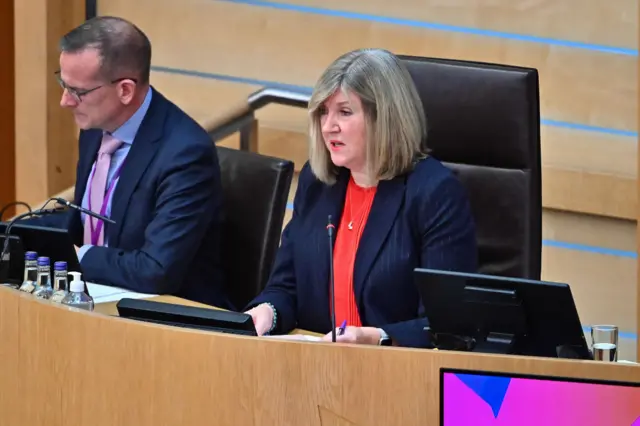 Presiding Officer Alison Johnstone