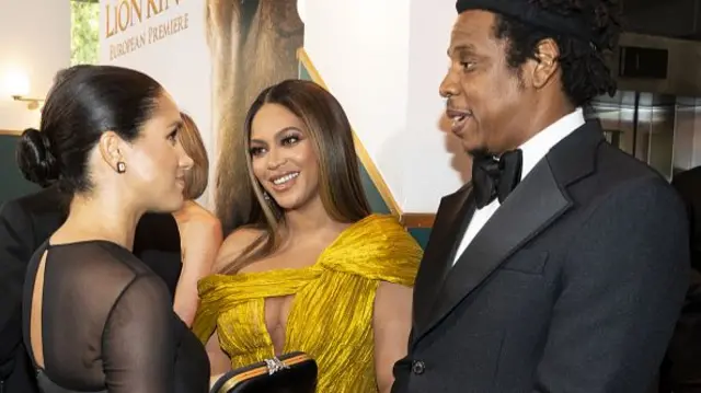 Beyonce and Jay-Z with the Duchess of Sussex