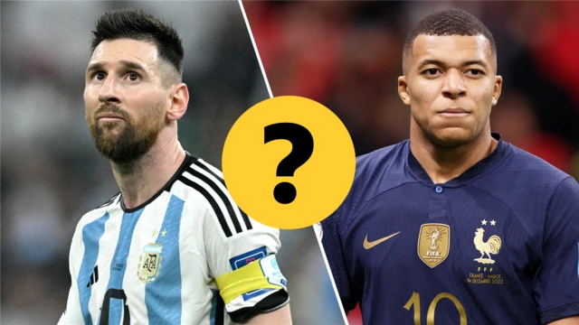 Lionel Messi and Kylian Mbappe