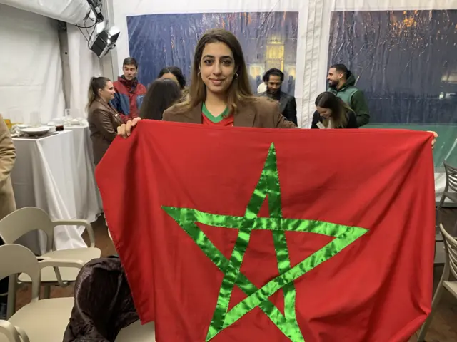 Morocco fan Inas