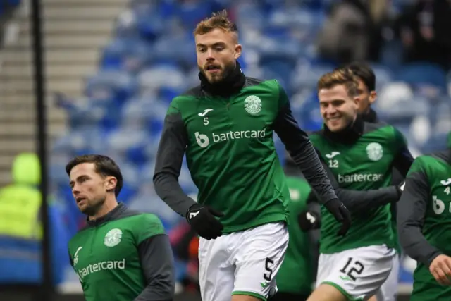 Hibs centre-half Ryan Porteous