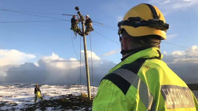 Engineers in Shetland