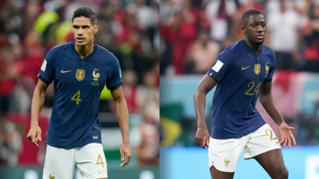 Rafael Varane and Ibrahim Konate