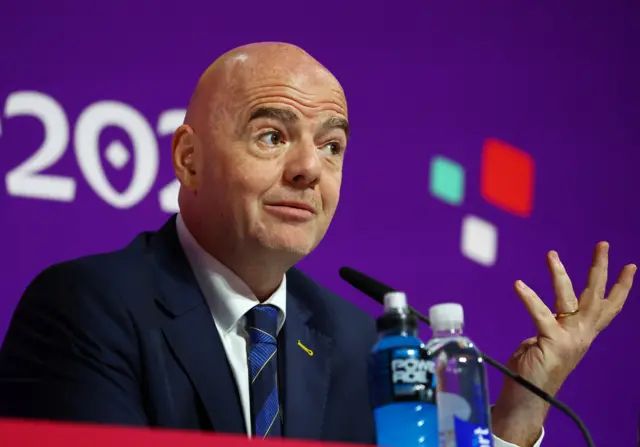 FIFA president Gianni Infantino