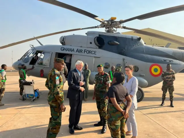 Andrew Mitchell in Ghana