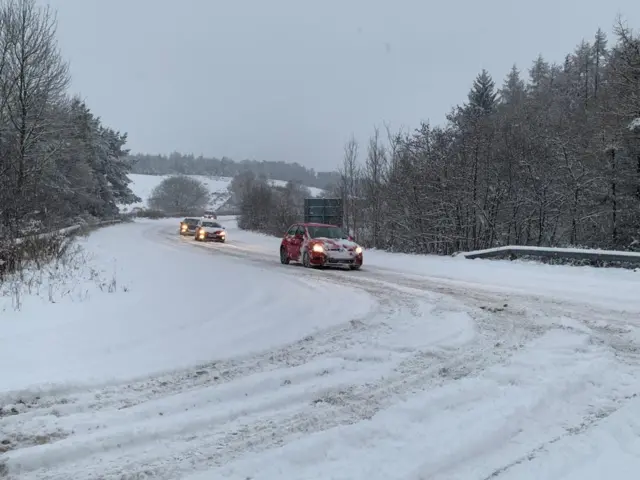 Snowy road