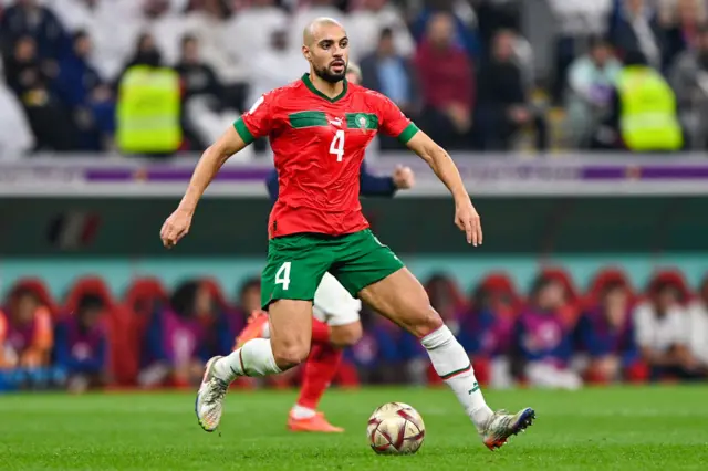 Sofyan Amrabat of Morocco