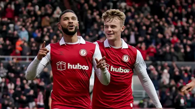 Bristol City celebrate